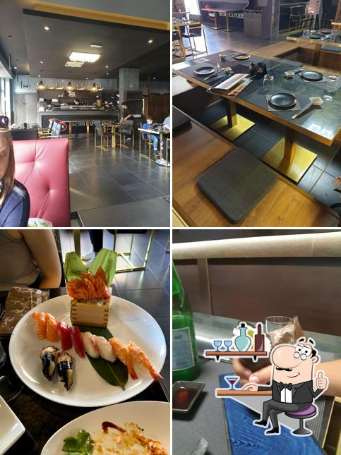 Gli interni di Hanami Sushi Restaurant