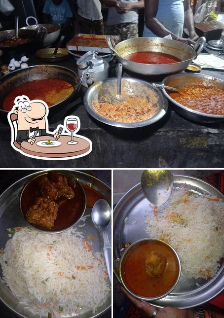 Food at Kalu Tea Stall