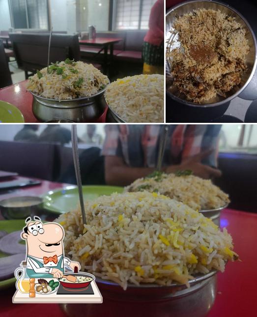 Fried rice at Nisarga Hotel Cowl Bazar Ballari