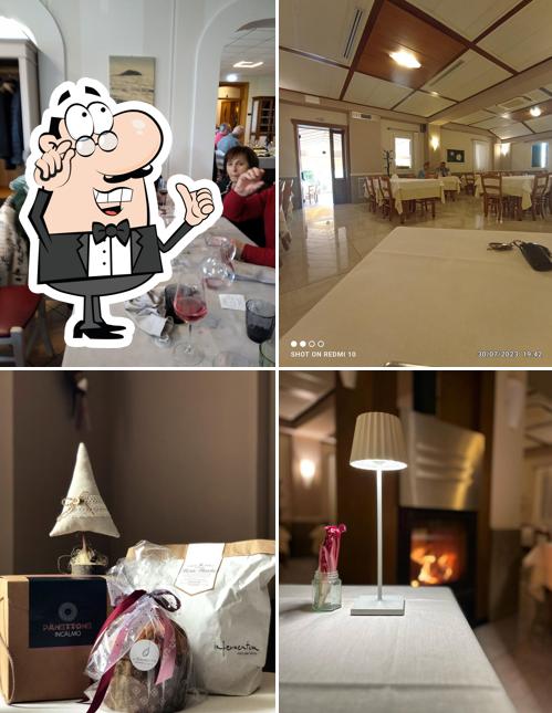 Gli interni di Trattoria ai Capitelli (Vo’)