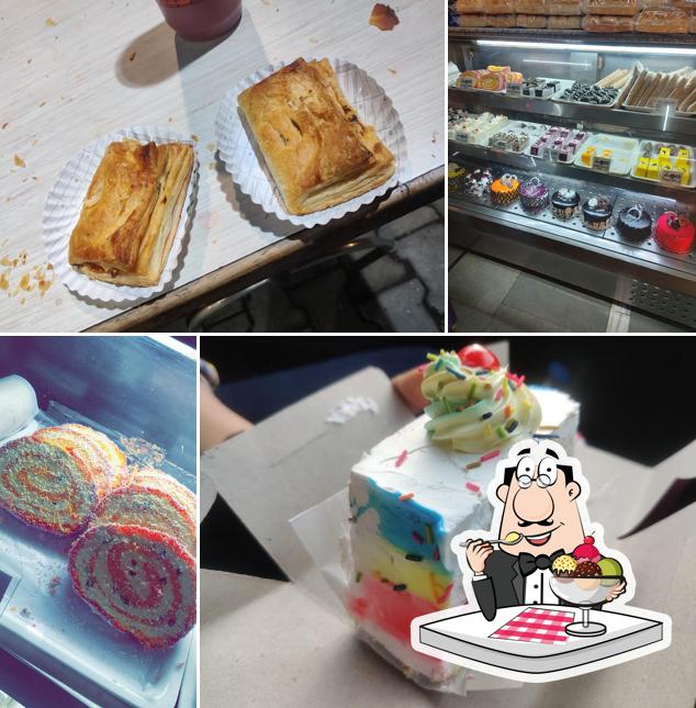 snow drop offers a range of sweet dishes