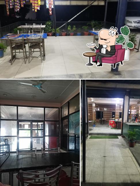 The interior of Shambu Punjabi Vaishno Dhaba