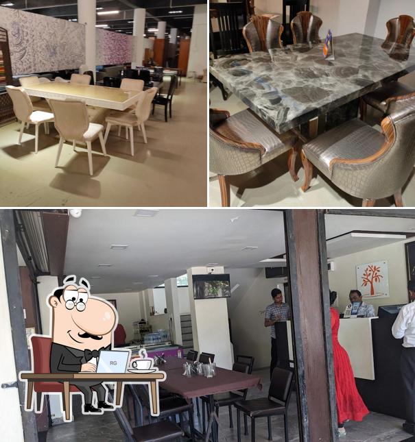 The interior of Hotel Kalpataru Oasis