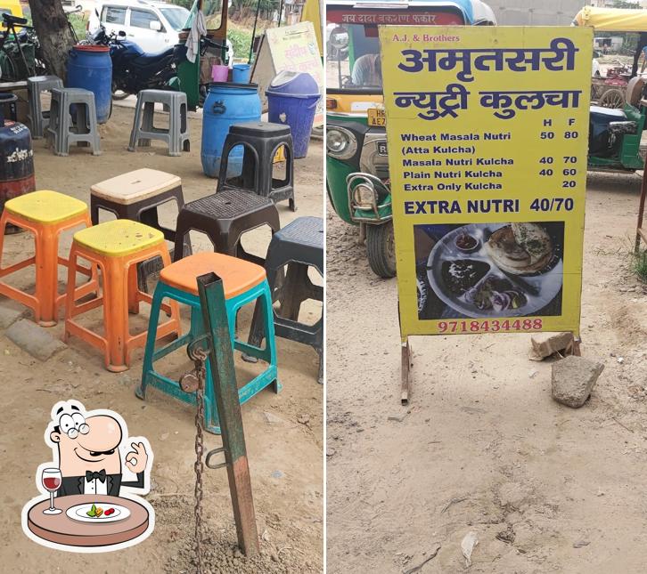 Food at Amritsari Nutri Kulcha