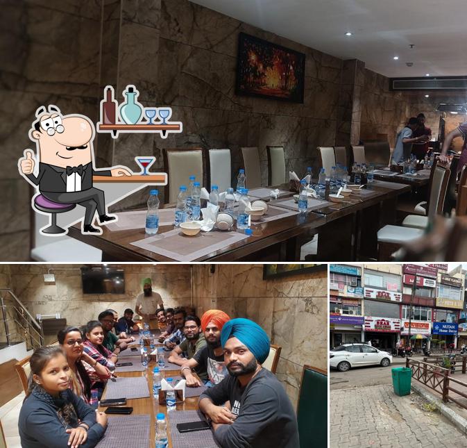 The picture of interior and exterior at Brar Buffet and Dhaba