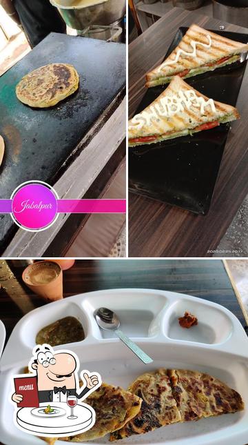 Food at The Smiley's Cafe