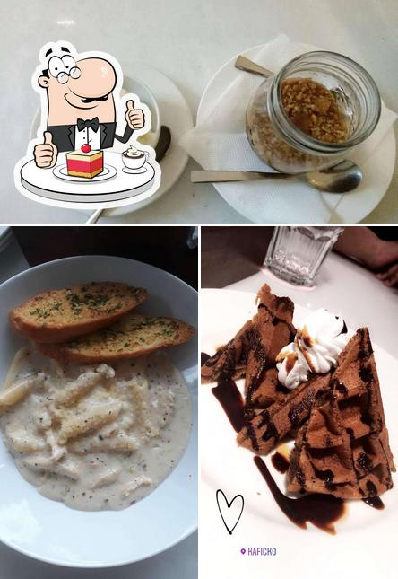 Kaficko provides a selection of sweet dishes