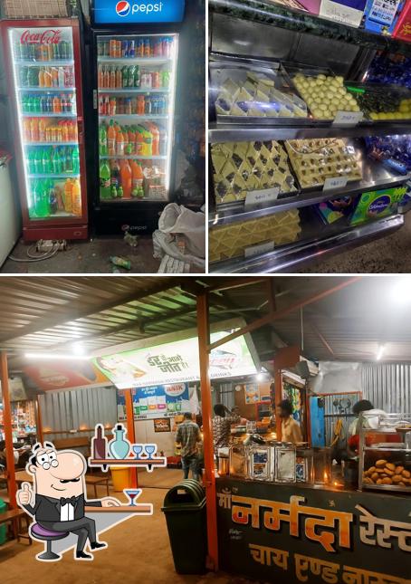 The interior of Maa Narmda Family Restaurant