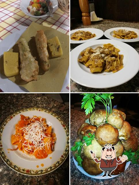 Cibo al Osteria la Vecchia Cantina