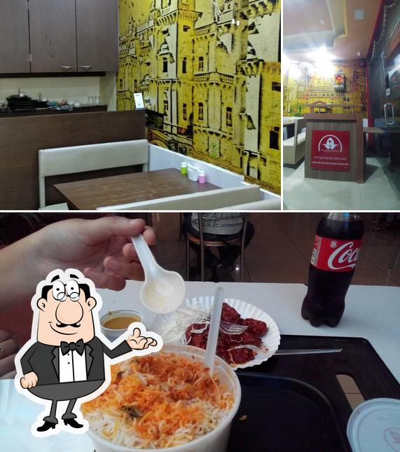 The interior of Pride Kitchen Hyderabadi Biryani