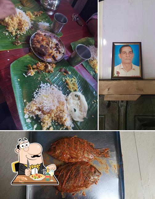 Food at Baskarettan's nadan uchabakshanam