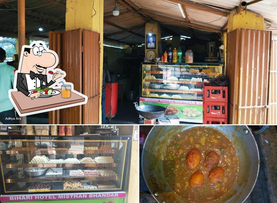 Food at Bihari Mishthan Bhandar