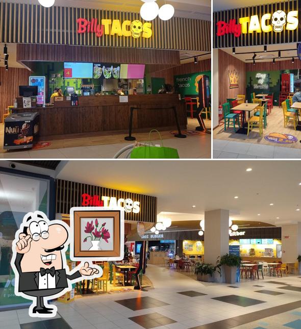 Gli interni di Billy tacos