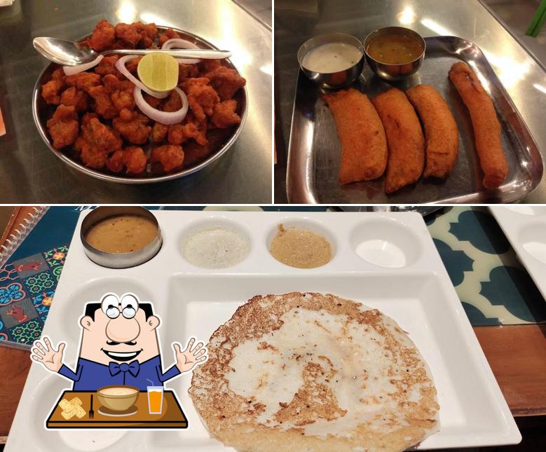 Meals at Namma Veedu Vasanta Bhavan