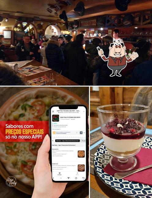 Tra le varie cose da Pizzeria Da Denis si possono trovare la cibo e bancone da bar