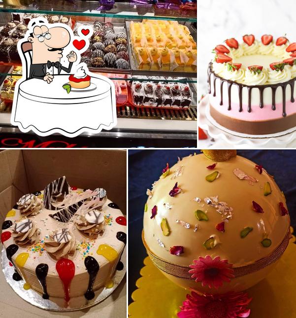 The Cake Studio offers a selection of desserts