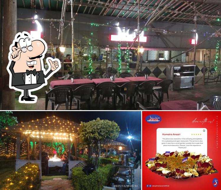 The image of interior and exterior at Sigdi Restaurant