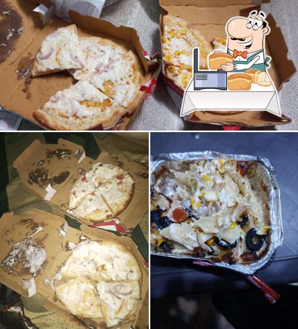 Garlic bread at The pizza point