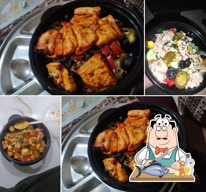Grilled salmon at WeFit - Protein Bowls, Salads & Sandwiches