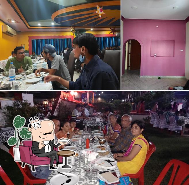 The interior of Anmol Hotel
