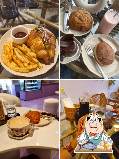 Grilled salmon at Ekaiva Bakehouse & Studio