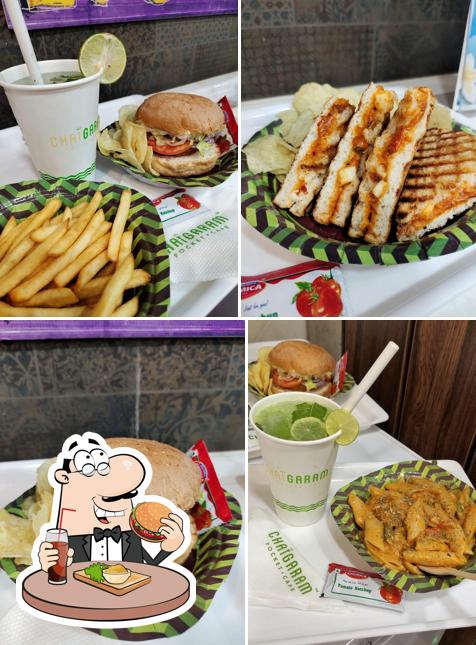 Hamburger at Chai Garam Cafe - Kolkata
