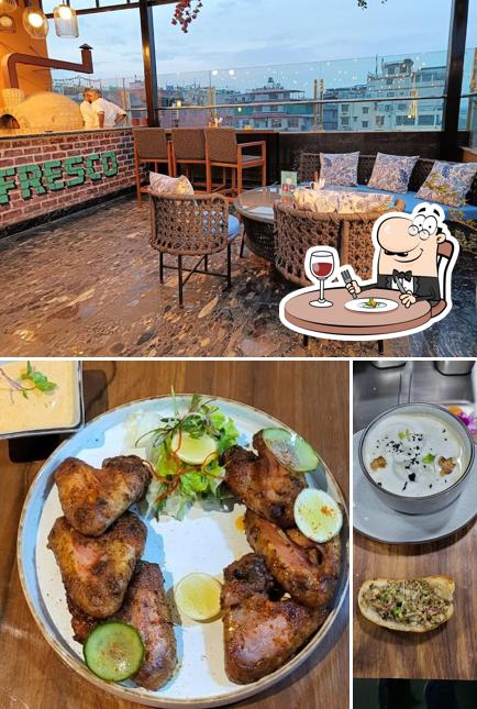 The image of MG Cafe aka Cafe Mola Ganji’s food and interior