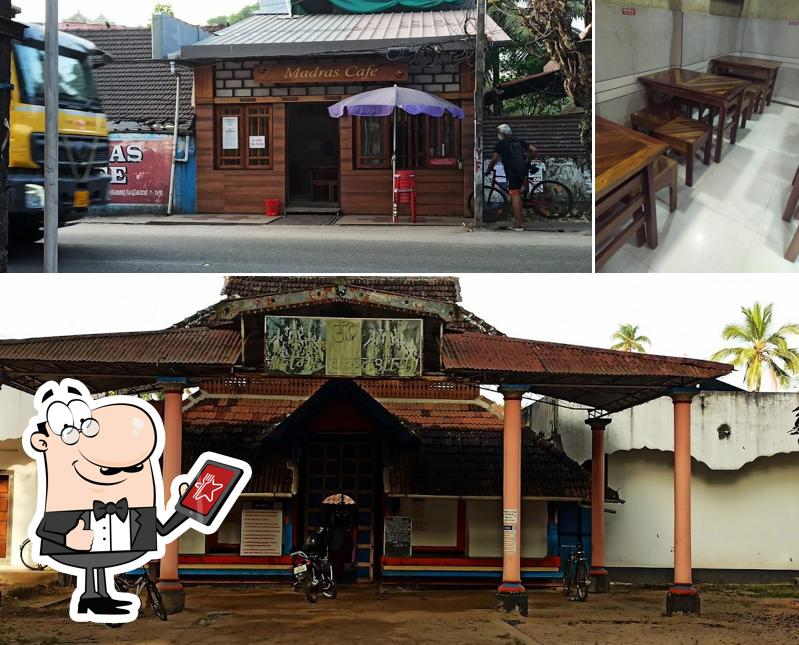 Madras Cafe is distinguished by exterior and interior