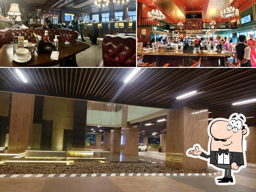 Take a seat at one of the tables at Cock & Bull Hyderabad