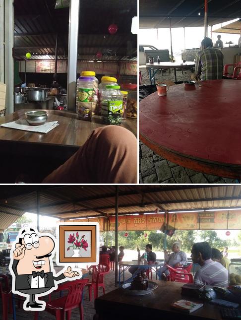 The interior of Anand Veg Dhaba