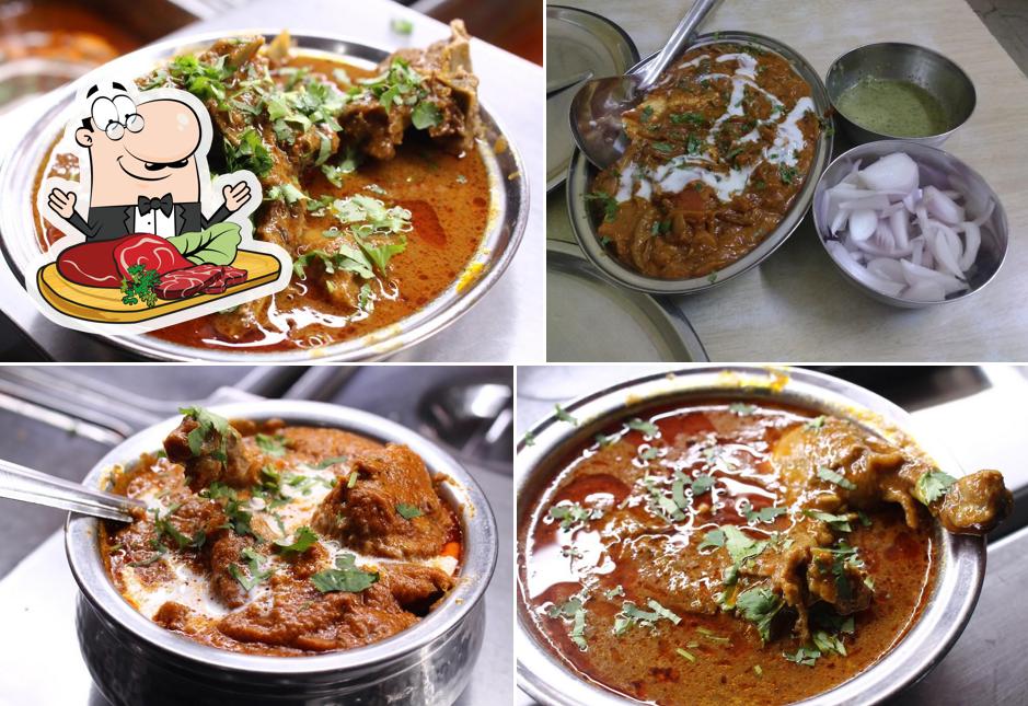 Get meat dishes at Bhatia's Food Court & Kebab Dhaba