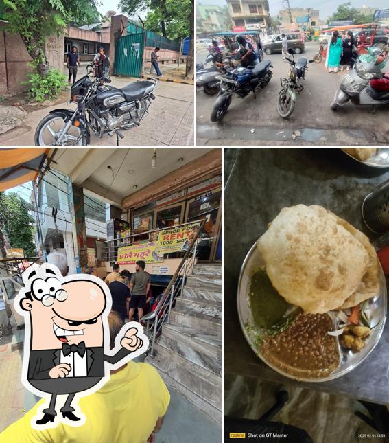 The exterior of Chhole Bhature Shop