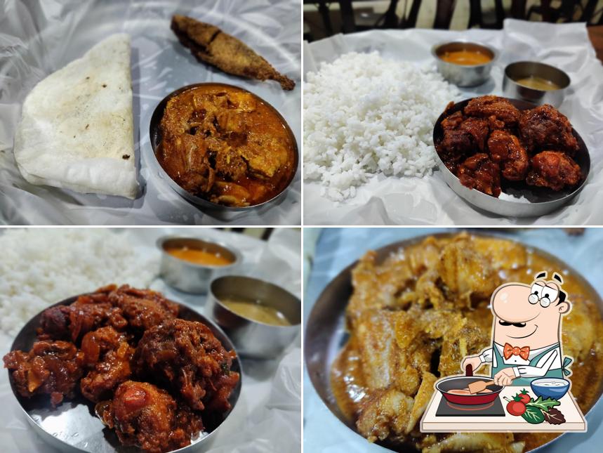 Chicken curry at HOTEL NISHMITHA