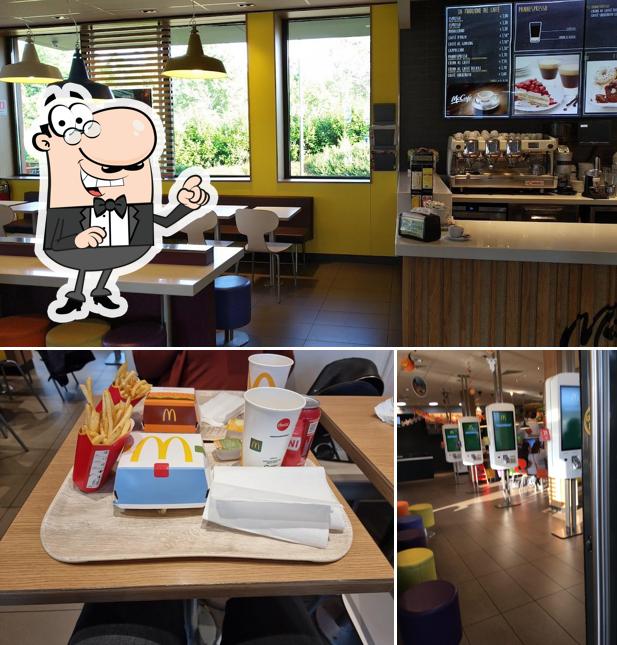 Gli interni di McDonald's