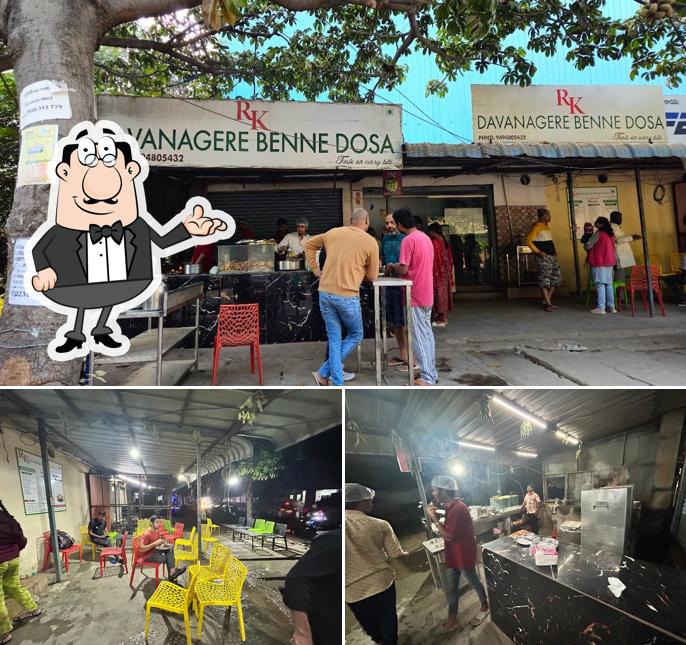 The interior of Rk Davanagere Benne Dosa