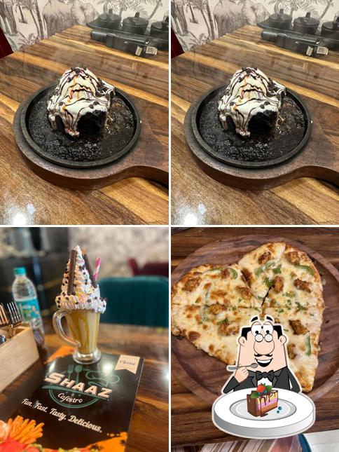 Chocolate cake at SHAAZ Cafestro