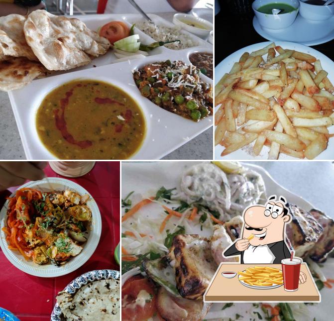 French fries at Virasat-e-punjab