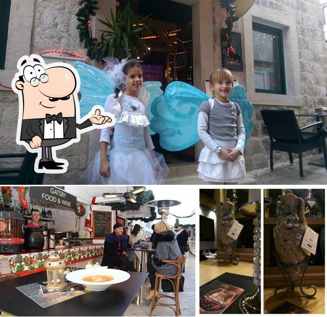 Gli interni di Gatsby Restauran & Wine Bar