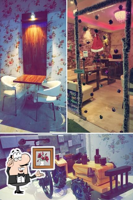 Take a seat at one of the tables at Waffle Me Up