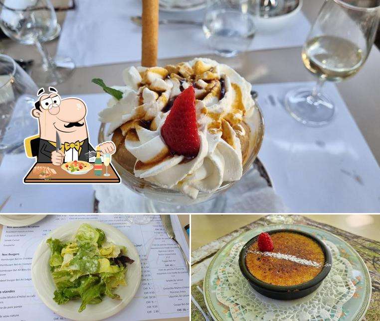 Crème brulée à Hôtel Restaurant Cave Bel-Air