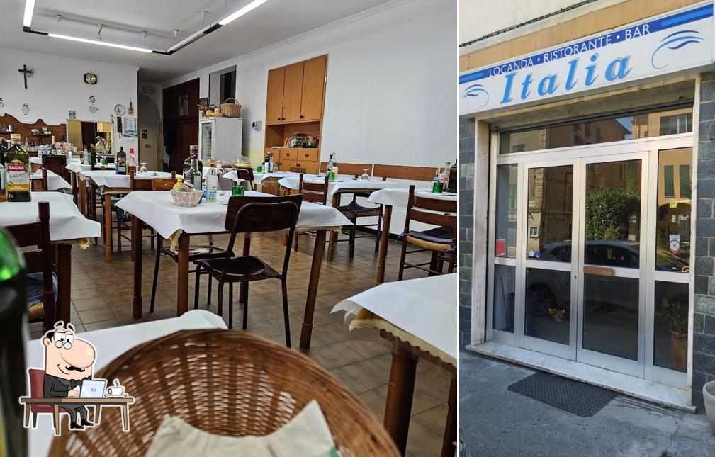 Gli interni di Bar Italia