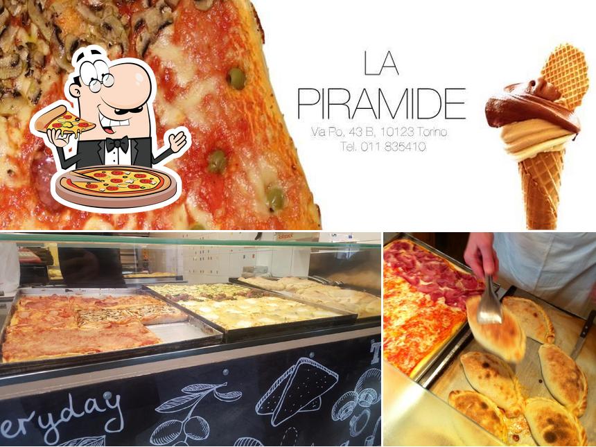 Prenditi una pizza a Gelati e Pizza La Piramide