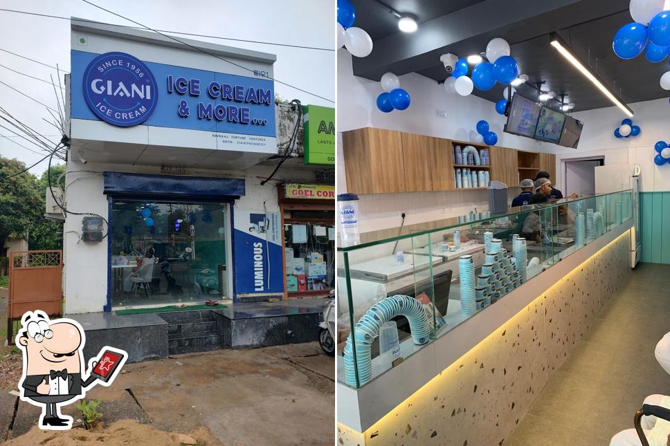 The exterior of Giani Ice Cream