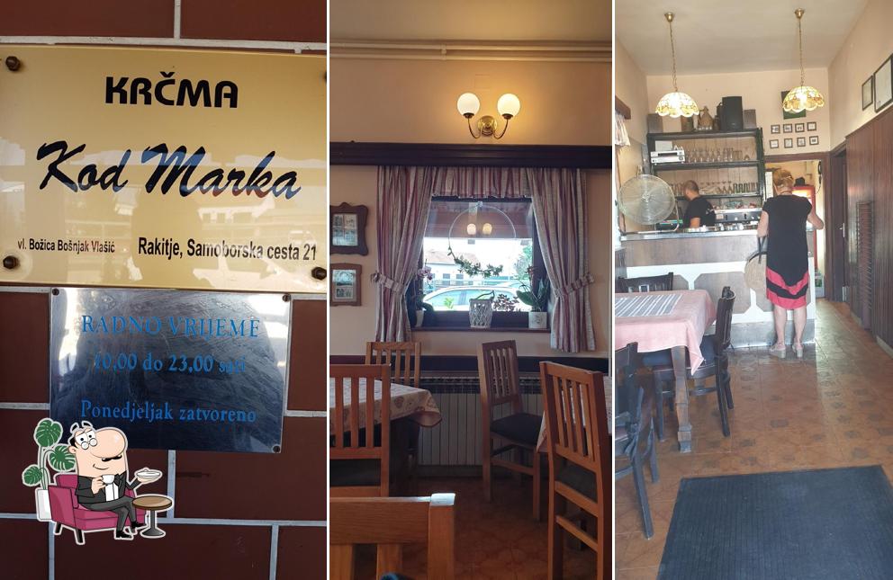 Gli interni di Krčma Kod Marka