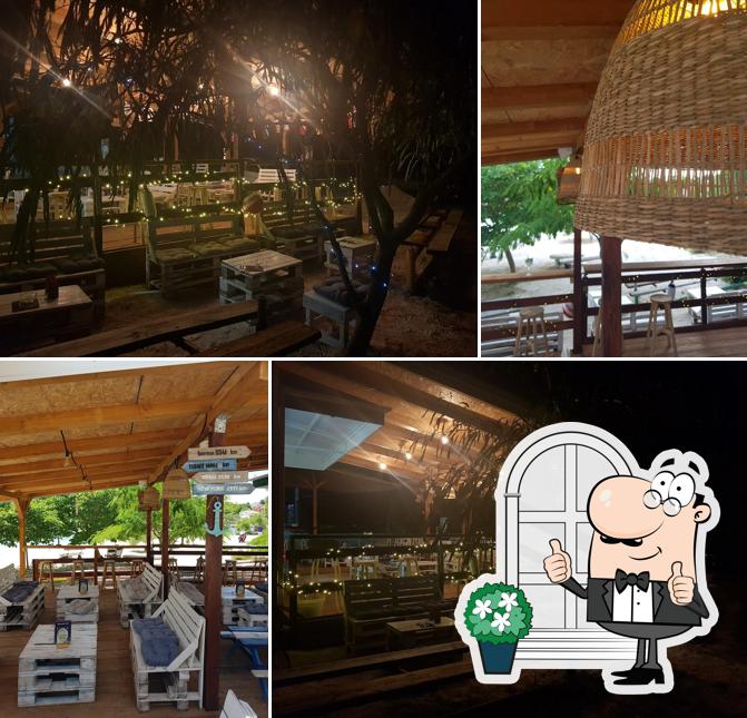 Gli esterni di Beach bar "PISAK"