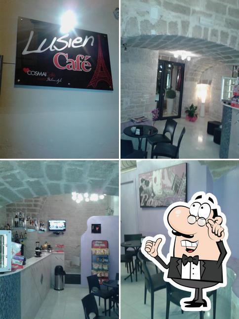 Dai un'occhiata agli interni di Lusien Cafè