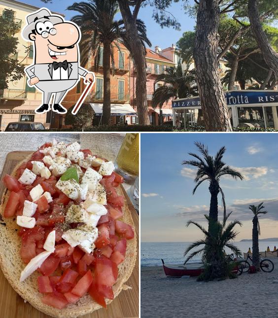 Tra le diverse cose da Chiosco bar zuleika si possono trovare la esterno e cibo