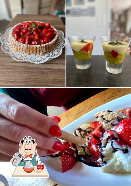 Eichsfeldsaloon bietet eine Auswahl von Desserts 