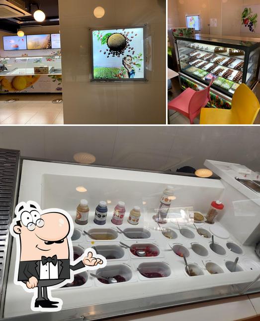 The interior of Ibaco Ice Cream