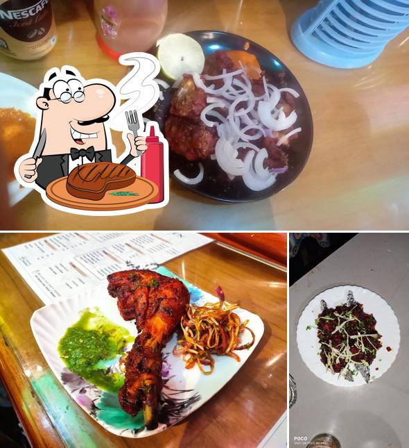 Get meat dishes at JB Kitchen